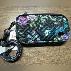 Lug Coupe XL Convertible Crossbody Belt Bag Bloom Black Floral With RFID New